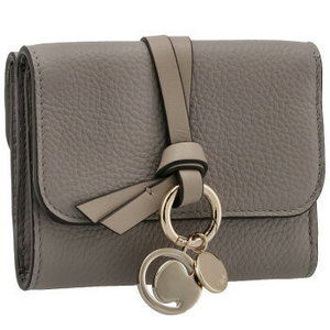 Chloe Wallet Trifold Alphabet Gray